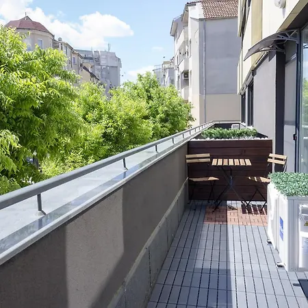 Apartman Sunny Blue One-bedroom Flat With Balcony By Flat Mаnager