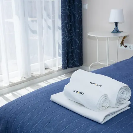 公寓 Sunny Blue One-bedroom Flat With Balcony By Flat Mаnager