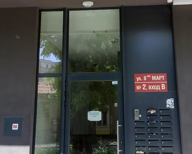 アパート Sunny Blue One-bedroom Flat With Balcony By Flat Mаnager