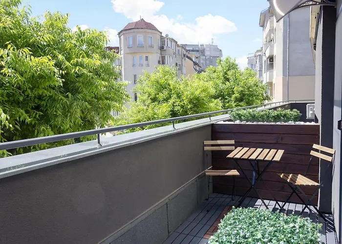 アパート Sunny Blue One-bedroom Flat With Balcony By Flat Mаnager *